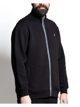 Naložite sliko v pregledovalnik galerije, Novo - Pulover za močnejše postave MAXFORT MAX 44000 Črna Modra 2XL do 8XL