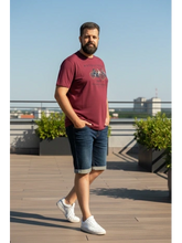 Naložite sliko v pregledovalnik galerije, Novo - Kratke raztegljive jeans hlače za močnejše postave MAXFORT Carlos konfekcijske številke 60 do 70