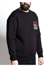 Naložite sliko v pregledovalnik galerije, Novo - Pulover za močnejše postave MAXFORT E2919 Črna 2XL do 8XL