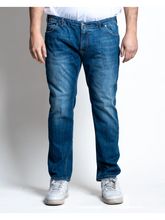 Naložite sliko v pregledovalnik galerije, Novo - Jeans hlače za močnejše postave MAXFORT OSLO velikosti 52 do 80