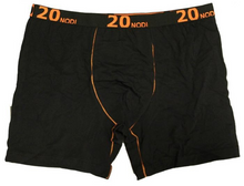 Naložite sliko v pregledovalnik galerije, Novo - Elastične spodnje hlače za močnejše postave Boxer trije kosi 20nodi 948 črna modra 3XL do 7XL