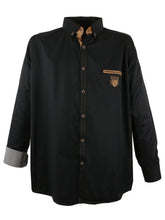 Naložite sliko v pregledovalnik galerije, ČRNA SRAJCA za močnejše postave LV-1980 3XL do 7XL