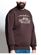 Naložite sliko v pregledovalnik galerije, Novo  - Pulover za močnejše postave MAXFORT MAX 44102 Črna Modra Rjava 2XL do 8XL
