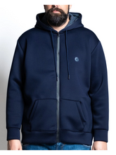 Naložite sliko v pregledovalnik galerije, Novo - Pulover s kapuco MAXFORT MAX 44302 2XL do 8XL Modra
