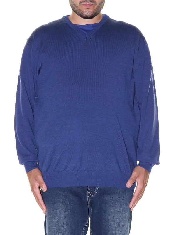 Volnen pulover za močnejše postave Maxfort Max 5420 več barv 2XL do 10XL