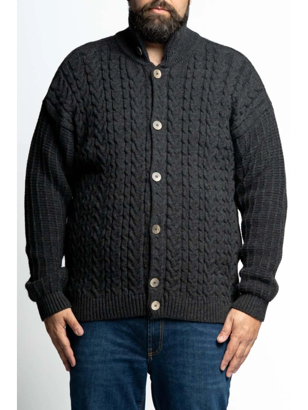 Pleten pulover za močnejše postave Maxfort Max 6318 več barv 2XL do 8XL