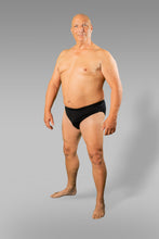 Naložite sliko v pregledovalnik galerije, Novo - Spodnje hlače za močnejše postave Slip z odprtino elastične 20nodi 974 črna bela 3XL do 7XL
