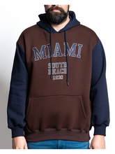 Naložite sliko v pregledovalnik galerije, Novo - Pulover s kapuco MAXFORT MAX E2926 2XL do 8XL Zelena Rjava Modra
