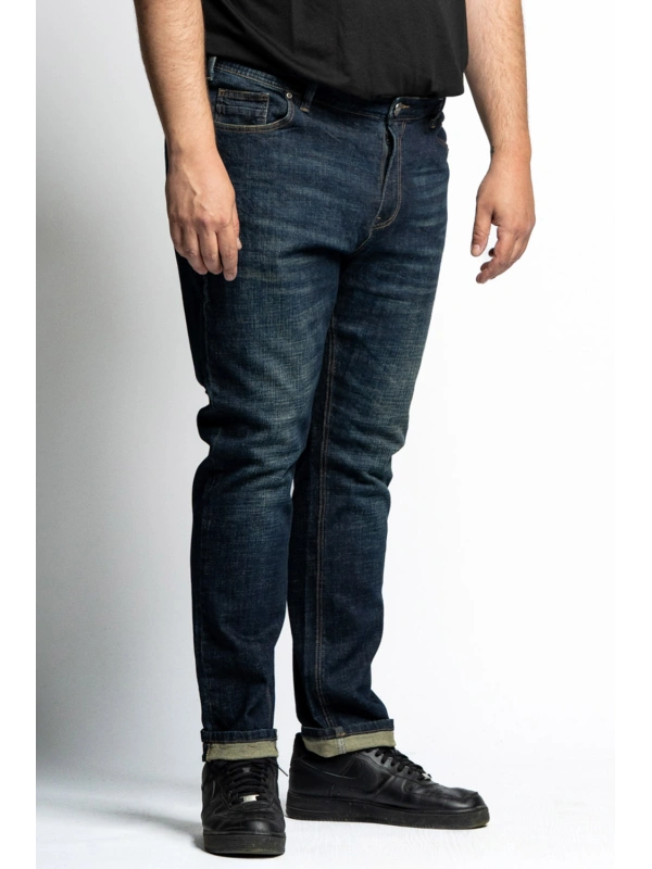 Jeans hlače za močnejše postave MAXFORT BONO velikosti 60 do 88