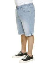 Naložite sliko v pregledovalnik galerije, Kratke RAZTEGLJIVE jeans hlače MAXFORT MAX Baldo konfekcijske številke 60 64 66 74 76 78 zadnji kosi
