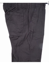 Naložite sliko v pregledovalnik galerije, Kratke hlače EASY by MAXFORT E2213 mešani lan - modra črna in musk - velikost 2XL do 8XL promocijska cena
