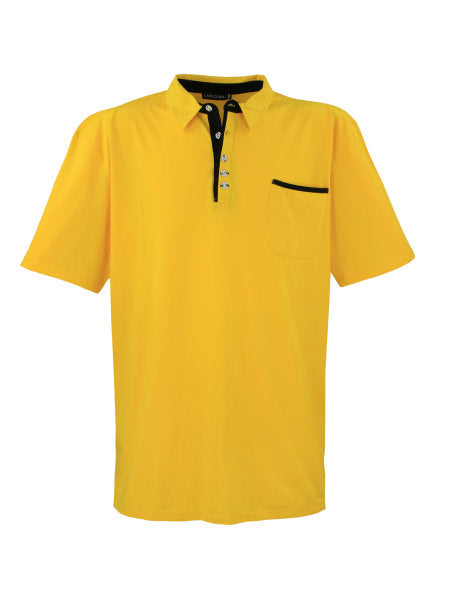 RUMENA POLO MAJICA s kratkimi rokavi LV-1701 3xl 4xl 6xl 7xl zadnji kosi