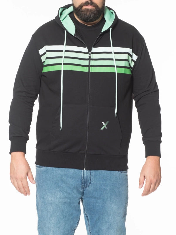 Pulover za močnejše postave MAXFORT MAX 41402 2XL do 8XL Črna Modra