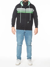 Naložite sliko v pregledovalnik galerije, Pulover za močnejše postave MAXFORT MAX 41402 2XL do 8XL Črna Modra
