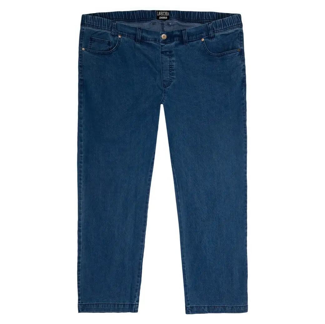 Jeans športne hlače za močnejše postave LV-0801