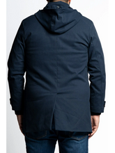 Naložite sliko v pregledovalnik galerije, Novo - RAZTEGLJIV PLAŠČ ZA MOČNEJŠE POSTAVE MAXFORT PRESTIGIO P26008 2XL do 8XL Črna Modra
