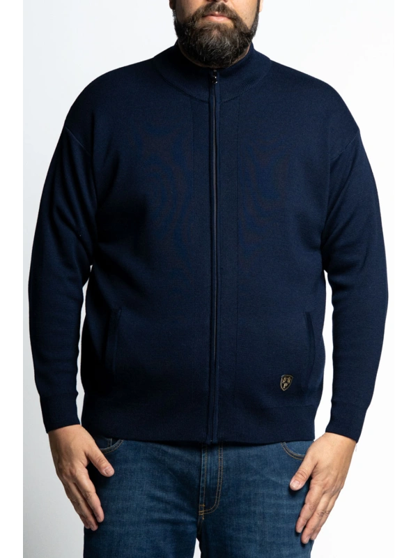 Volnen pulover za močnejše postave Maxfort Prestigio P26094 več barv 2XL do 8XL