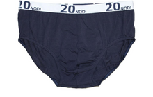 Naložite sliko v pregledovalnik galerije, Novo - Spodnje hlače za močnejše postave Slip z odprtino elastične 3 kosi 20nodi 944 črna modra 3XL do 7XL
