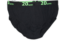 Naložite sliko v pregledovalnik galerije, Novo - Spodnje hlače za močnejše postave Slip z odprtino elastične 3 kosi 20nodi 944 črna modra 3XL do 7XL
