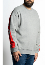 Naložite sliko v pregledovalnik galerije, Pulover za močnejše postave MAXFORT B38511 črna siva 2XL do 7XL
