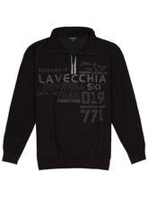 Naložite sliko v pregledovalnik galerije, Novo - Pulover za močnejše postave LV-2029 Črna Modra 3xl do 8xl

