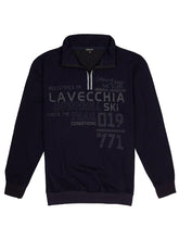 Naložite sliko v pregledovalnik galerije, Novo - Pulover za močnejše postave LV-2029 Črna Modra 3xl do 8xl
