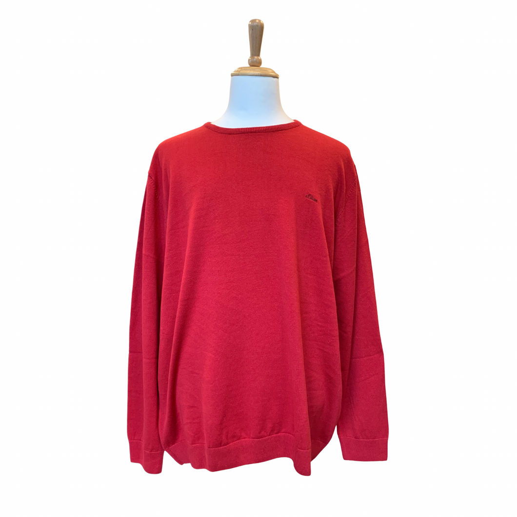Jesenski pulover S.Oliver rdeč XL 2XL 3XL
