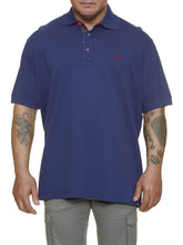 Naložite sliko v pregledovalnik galerije, TEMNO MODRA MOŠKA POLO MAJICA Piquet EASY by MAXFORT 5XL 7XL zadnji kosi
